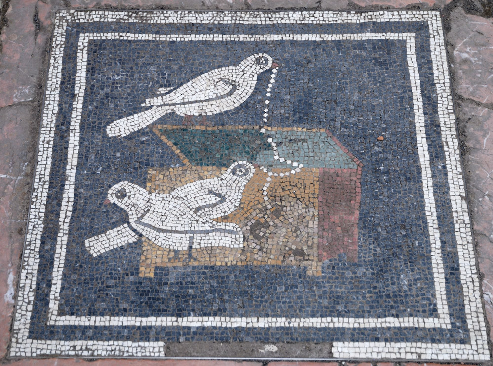 Pompei, im Haus des Fauns, Mosaik