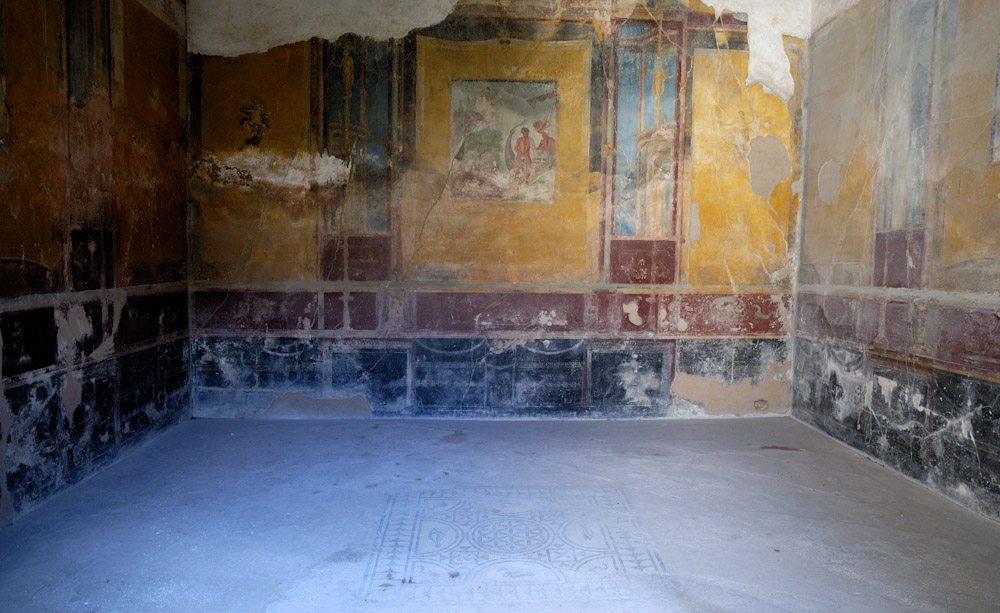 Pompei, Im Haus d. tragischen Dichters.
