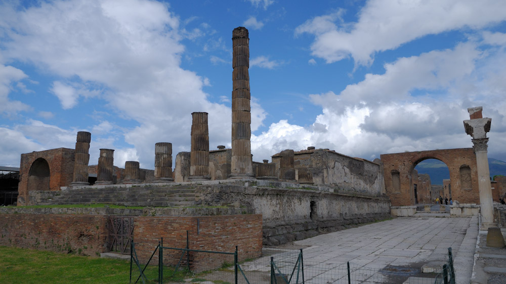 Pompei, der Jupitertempel