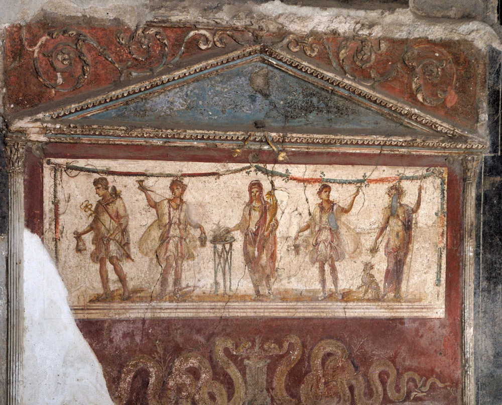 Pompei, Thermopolium d. Aselina, Detail.