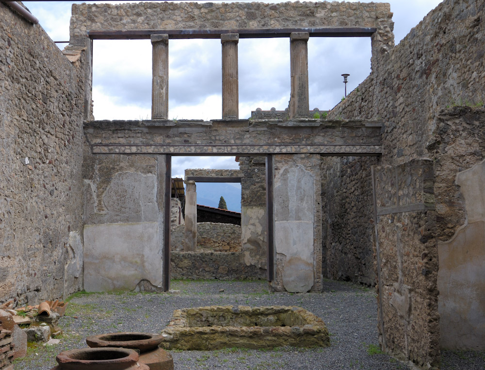 Pompei, Haus in der Via dell`Abbondanza.