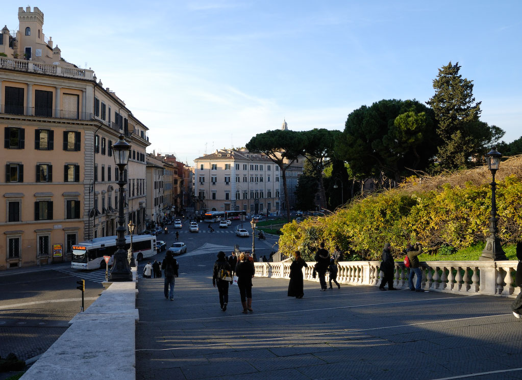 Kapitol, Blick über die Cordonata zum Piazza Venezia