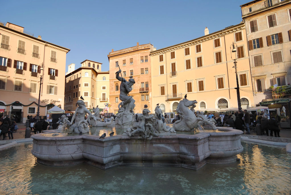 Piazza Navona, Fontana d. Nettuno