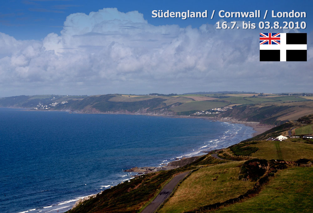 Und wieder einmal zog es uns auf die Insel...Cornwall ist unser Ziel...Auf den Spuren der Rosamunde Pilcher ;-)