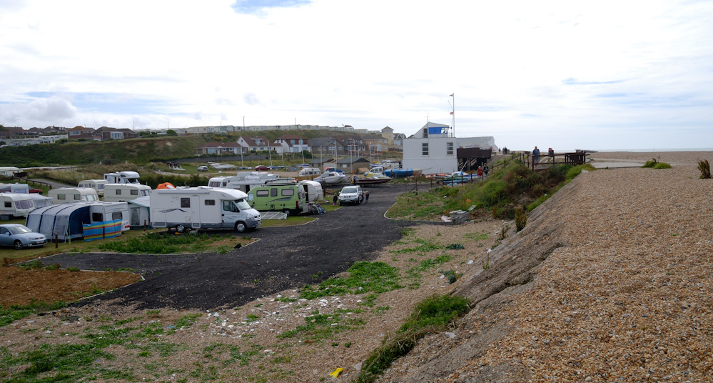 Unsere erste Nacht in UK verbrachten wir in Seaford auf dem Buckle Camping & Caravanpark.