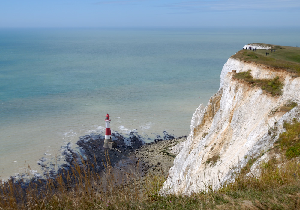 Am Beachy Head war schwer was los...kein Wunder es ist Sonntag und das Wetter ist freundlich...