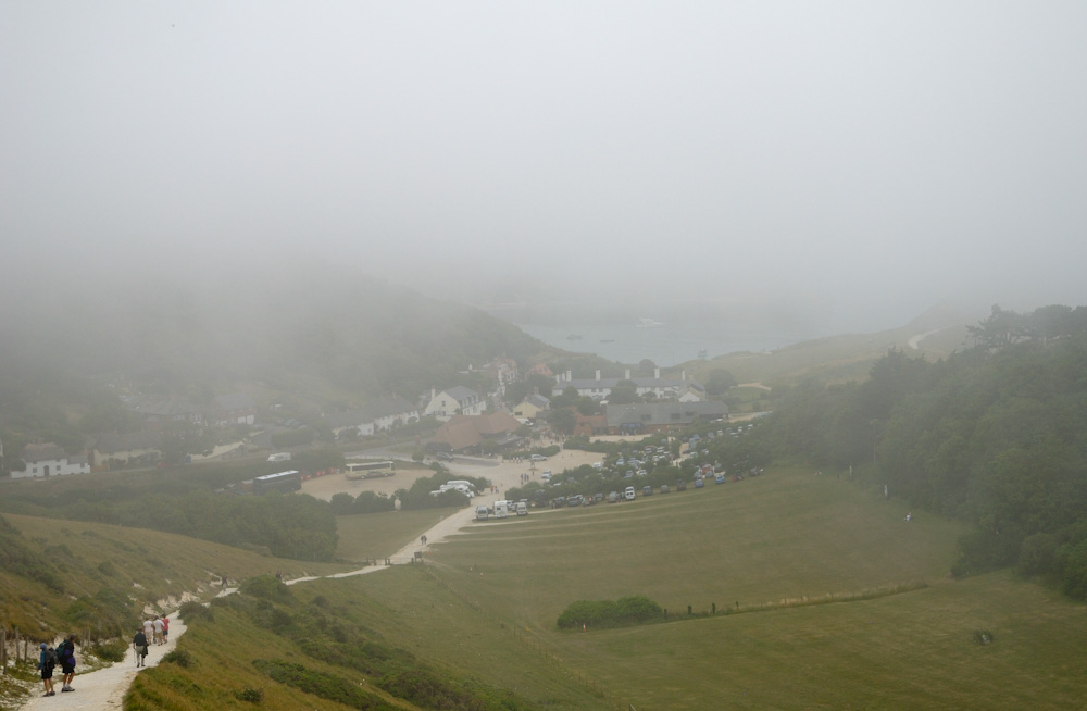 Rückweg nach Lulworth Cove, das Wetter wurde leider nicht besser.