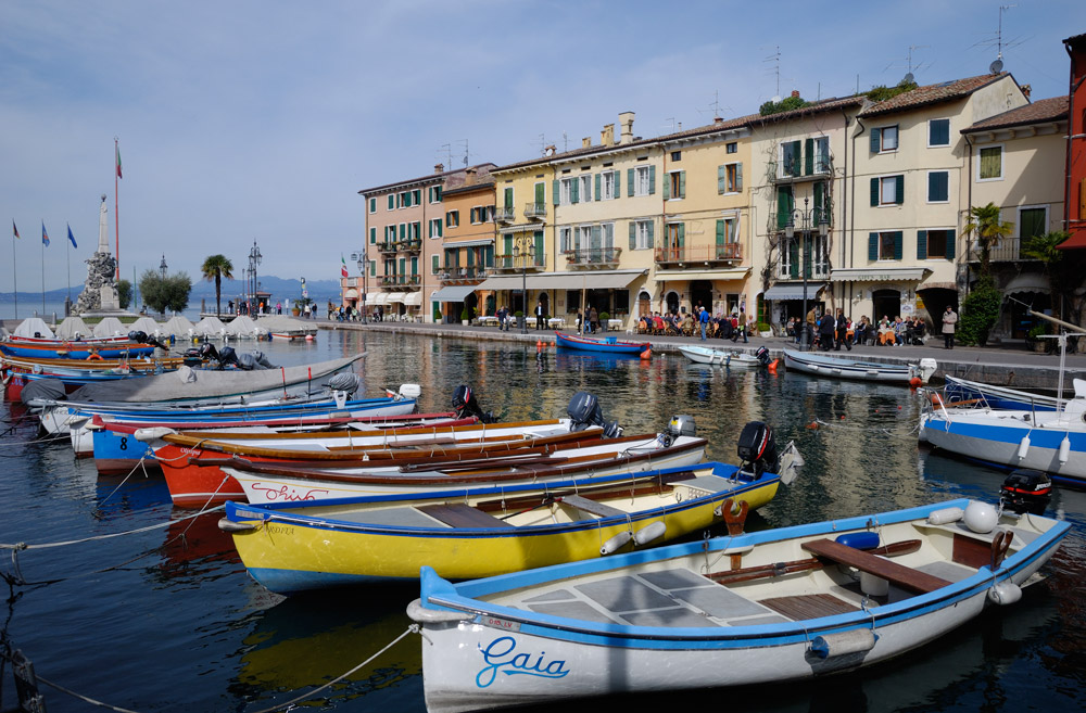 Lazise, im Hafen