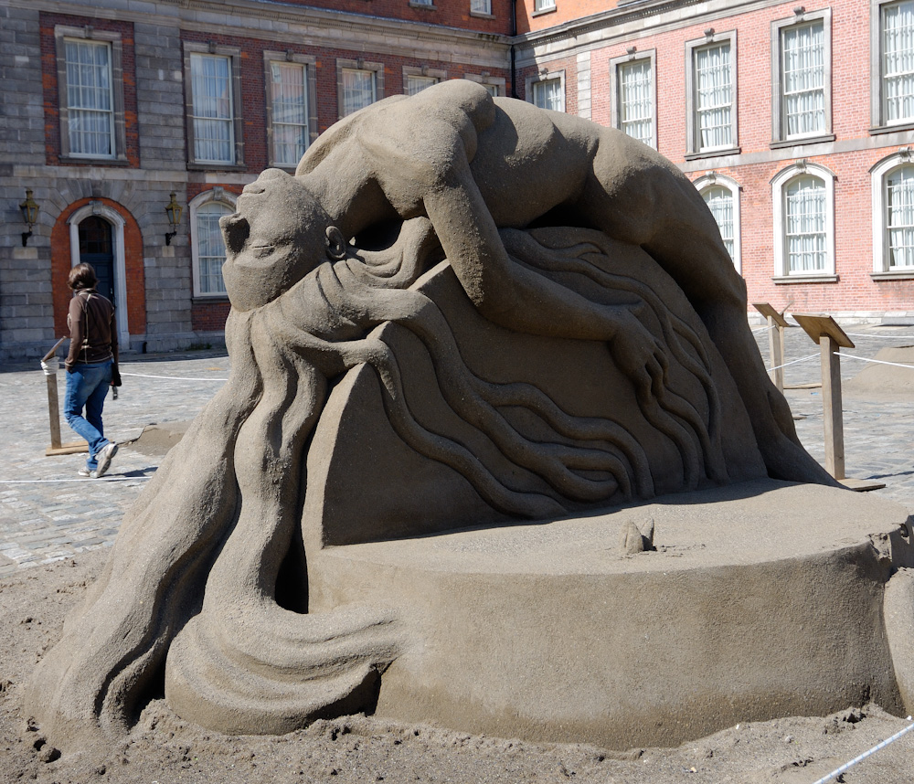 Sandskulptur, Dublin Castle