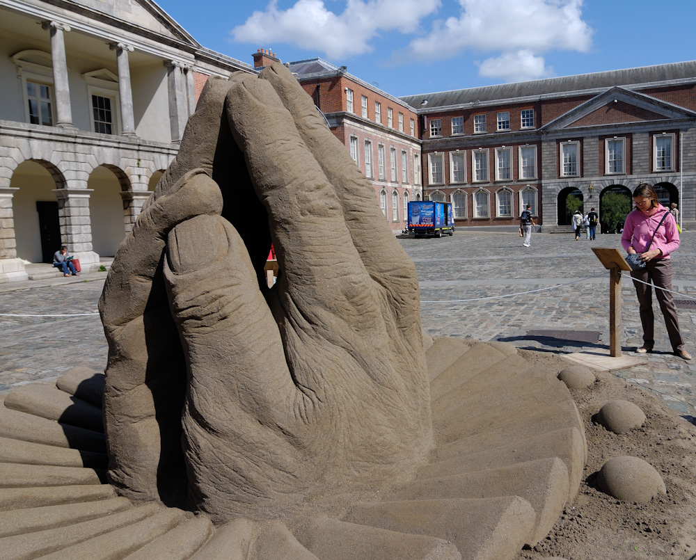 Sandskulptur, Dublin Castle