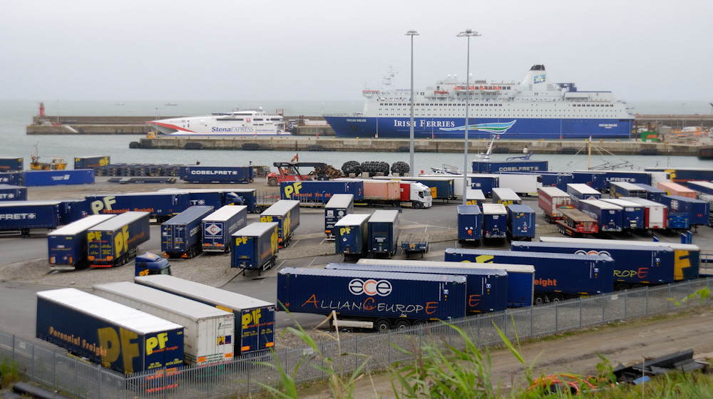 27.08.09 Am nächsten Morgen begann für uns die Heimreise, also auf nach Rosslare zum Fährhafen, wo am Abend unsere Fähre nach Fishguard/Wales ablegt.