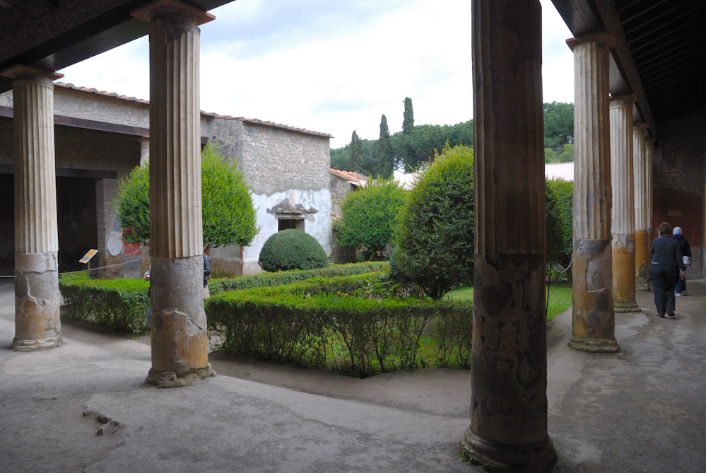 Pompei, Im Haus der Venus, Peristyl.