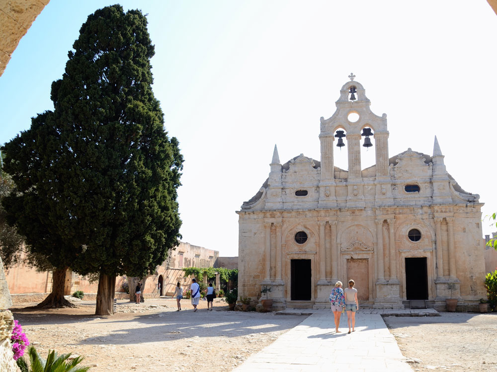Das Arkadi-Kloster ist das bedeutendste Nationaldenkmal Kretas...