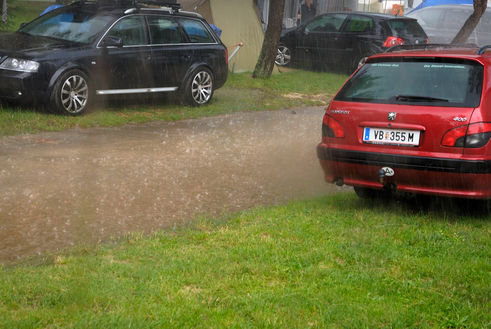 Sintflutartige Wolkenbrüche...und das nicht nur einmal :-(