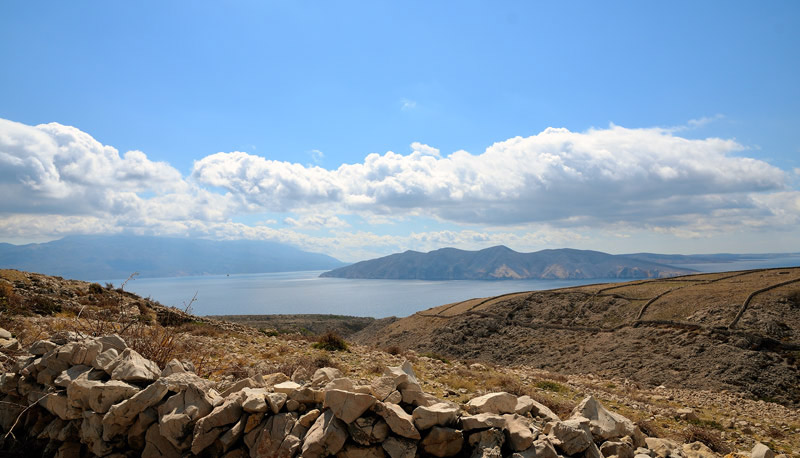 Blick über die Insel Krk...