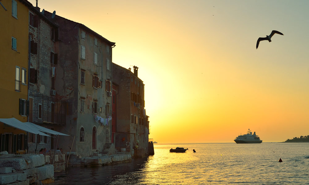 ...Abendstimmung in Rovinj...