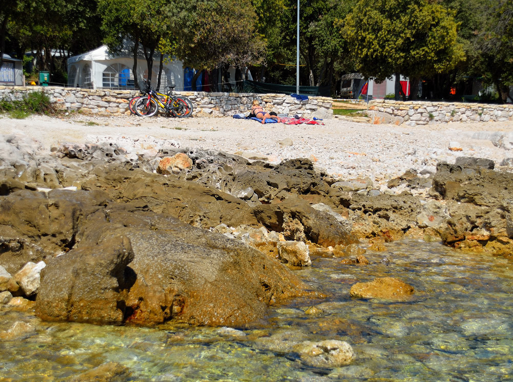 ...noch sind wir am Strand alleine...