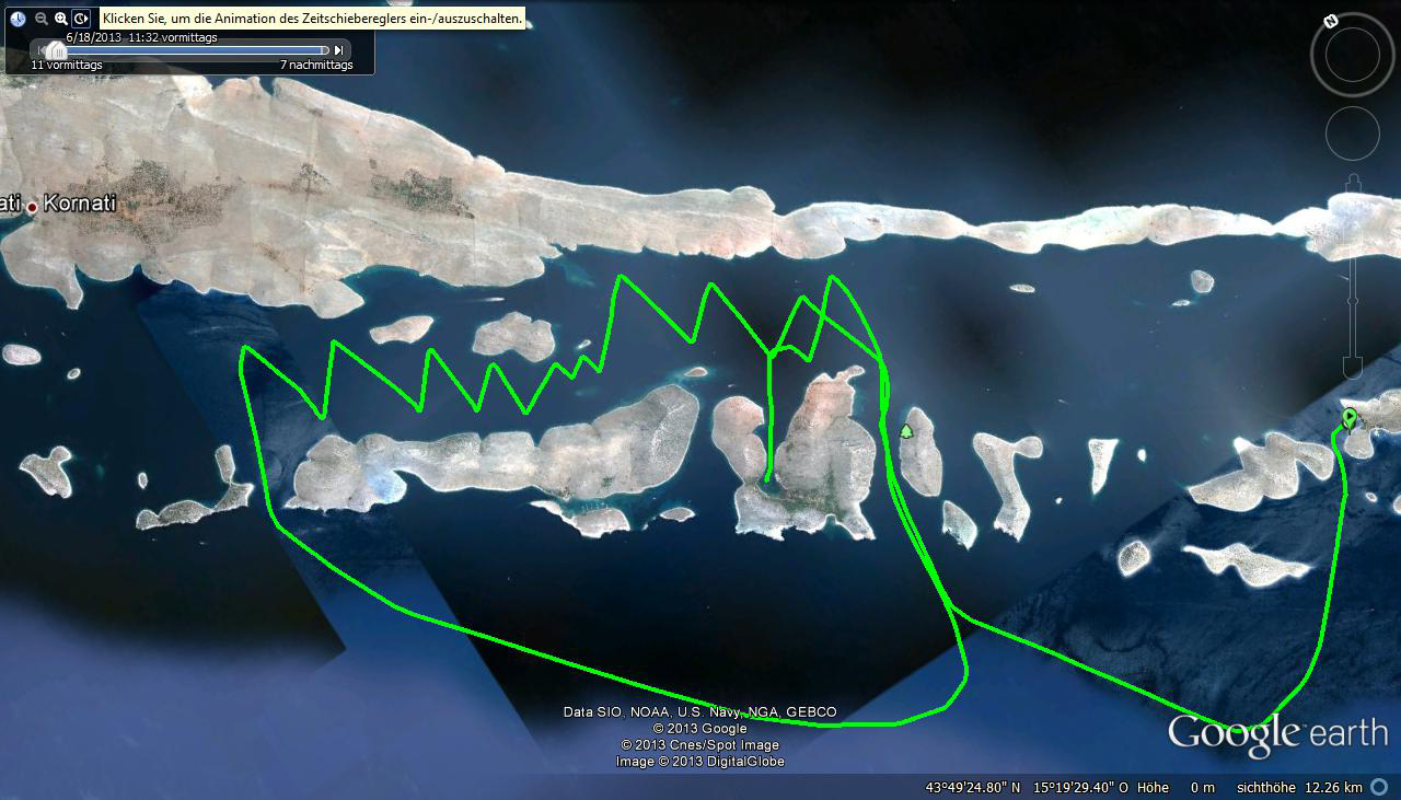 18.6. Von Ravsi Zakan nach Nordwesten vorbei an Lavsa, Gustac und Piskera auf der Westseite von Piskera wieder südwärts nach Lavsa. 38,2 km