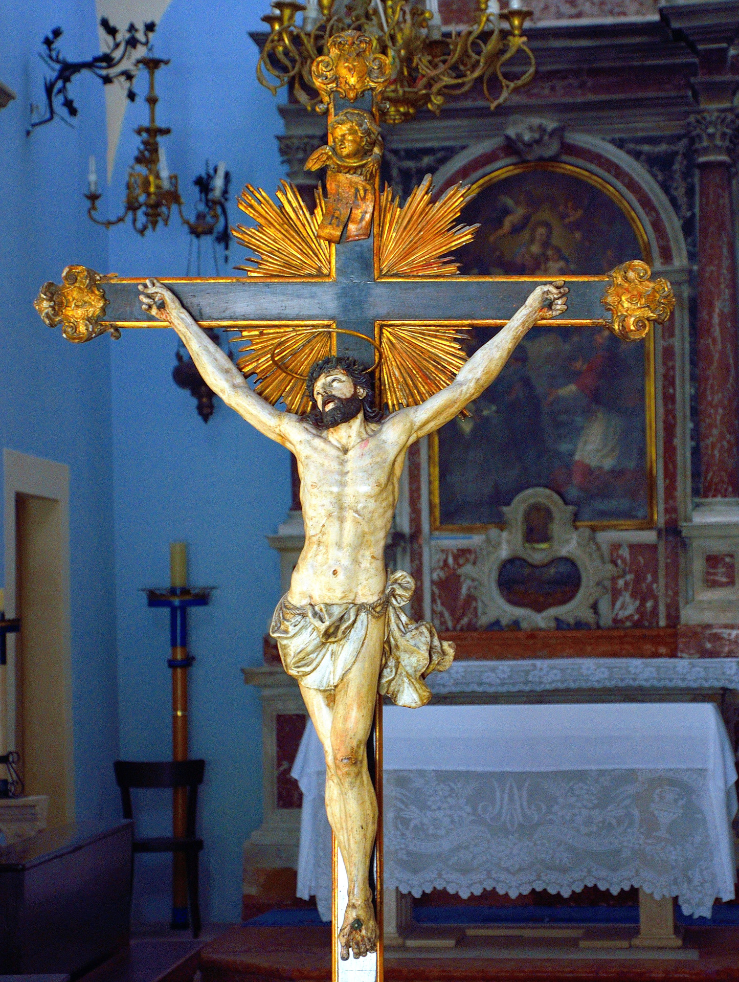 Korcula, Kruzifix in der St.-Markus-Kathedrale...