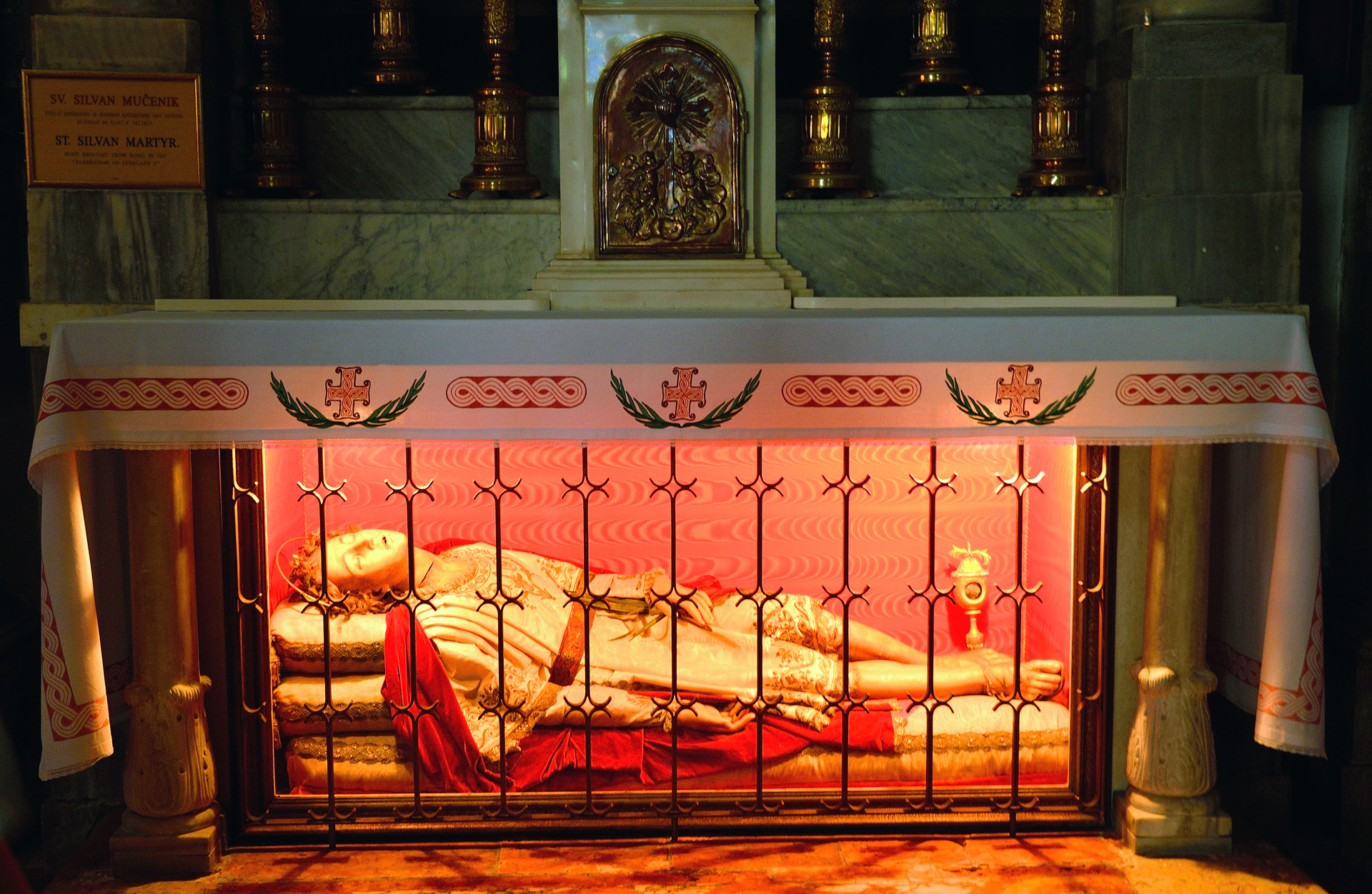 Märtyrergrab im Dom von Dubrovnik, Maria Himmelfahrt...