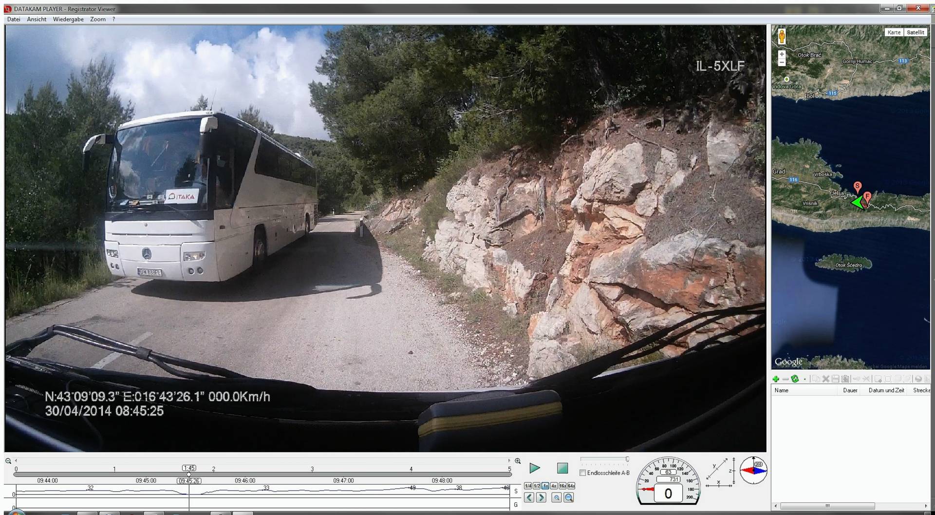 ...grossteils ist es aber noch eng und kurvig, mit viel Rücksicht aber kein Problem...