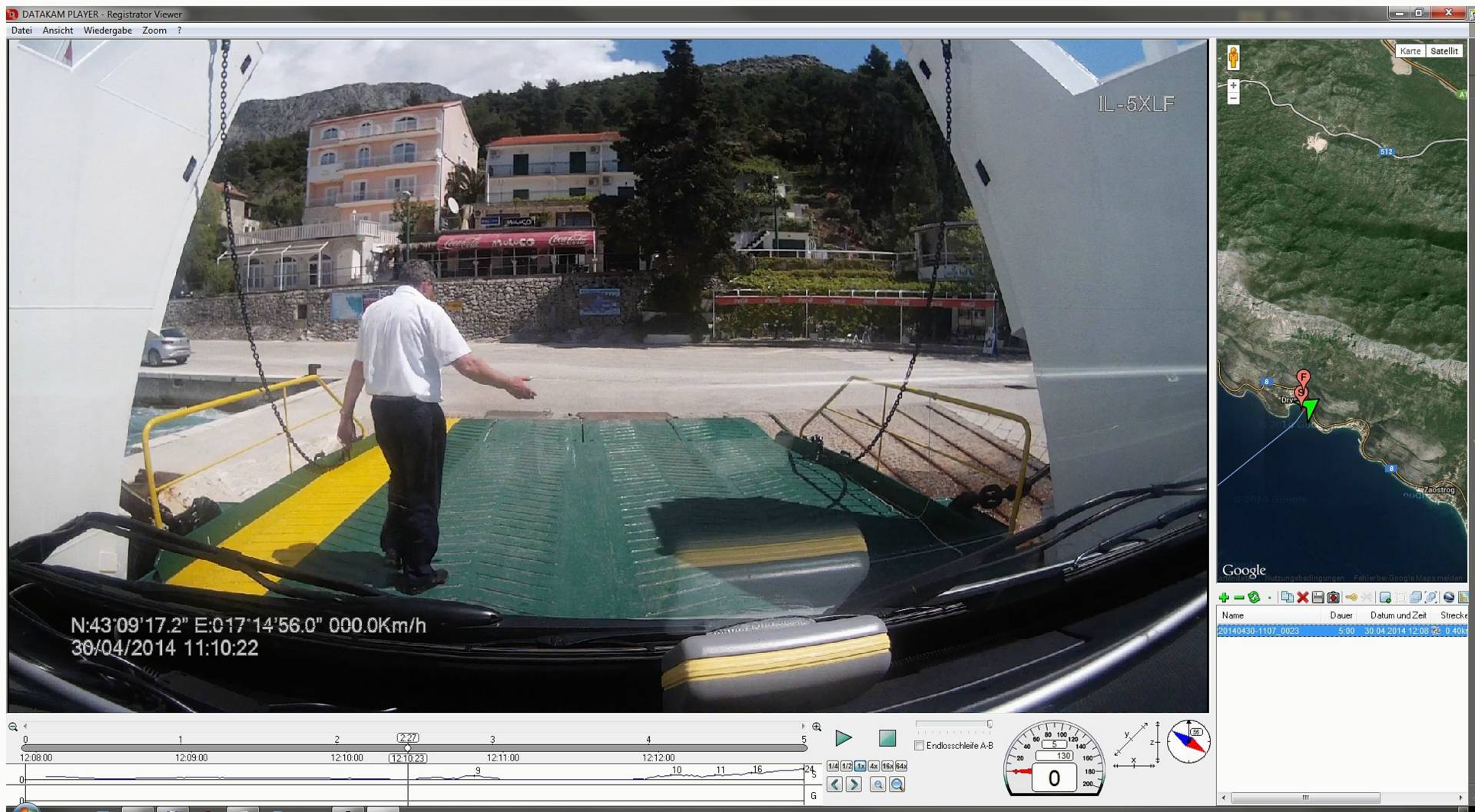 ...wir verlassen als Erste die Fähre in Drvenik. Nach einer kurzen Pause im Hafen entscheiden wir uns für den nahen Camping Ciste kurz vor Zivocosce/Blato...