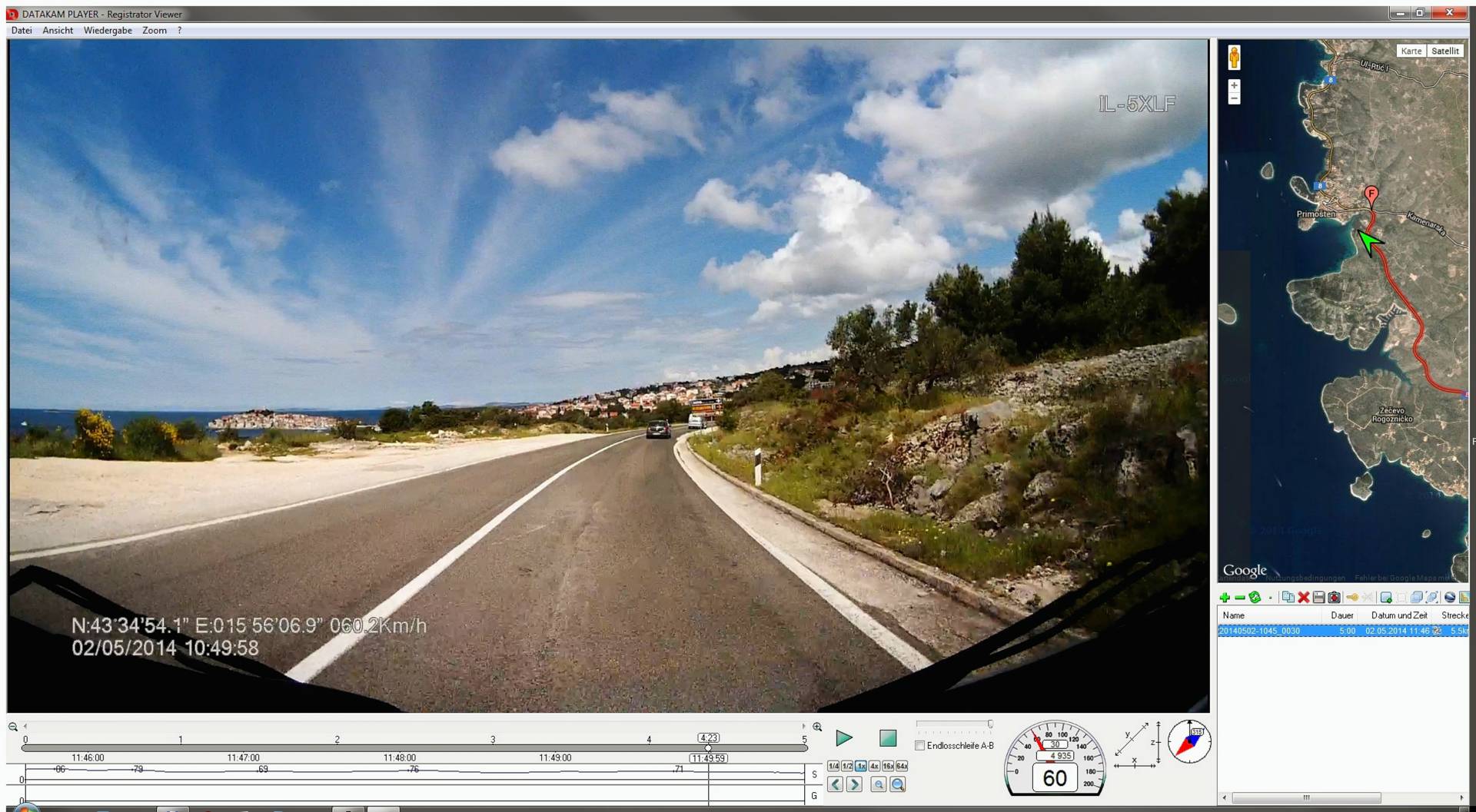 ...kurz vor 11 Uhr passieren wir Primosten, bleiben aber nicht stehen da wir schon einige Male hier waren...