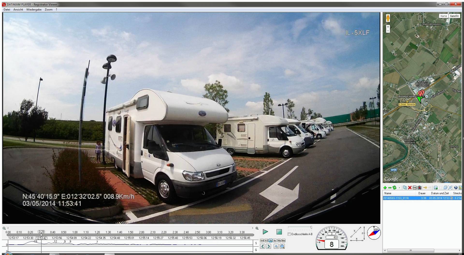 ...nach Noventa di Piave in der Nähe von Venedig. Hier ist bedeutend mehr los und auch hier werden wir locker unsere Euros los...