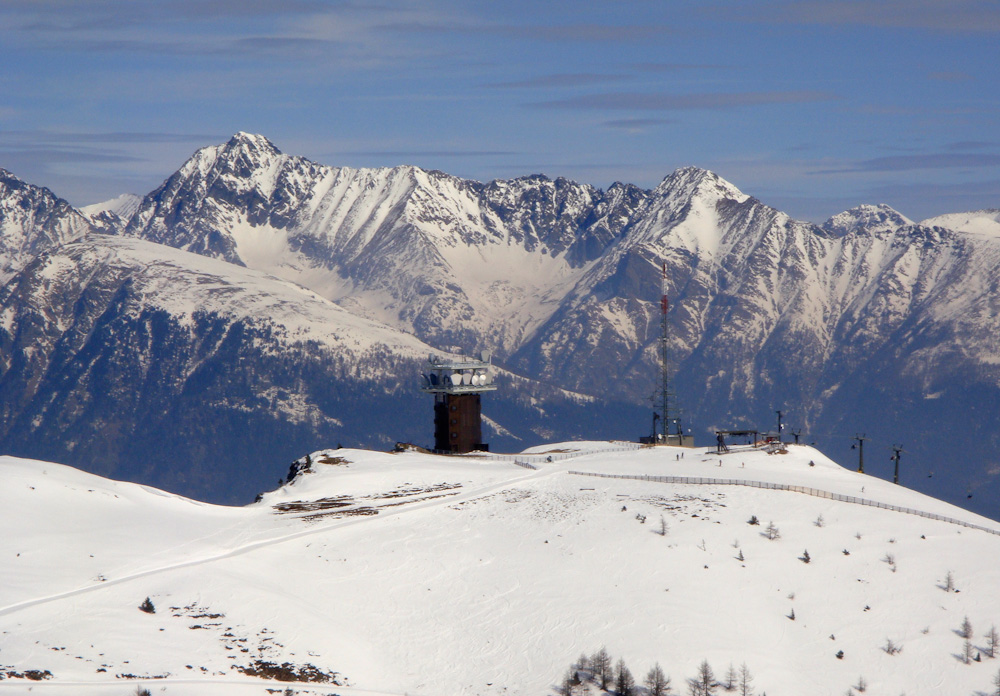 Blick zur Grosseck-Bergstation...