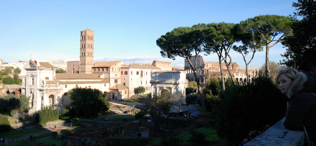 Forum Romanum, Blick nach Osten.