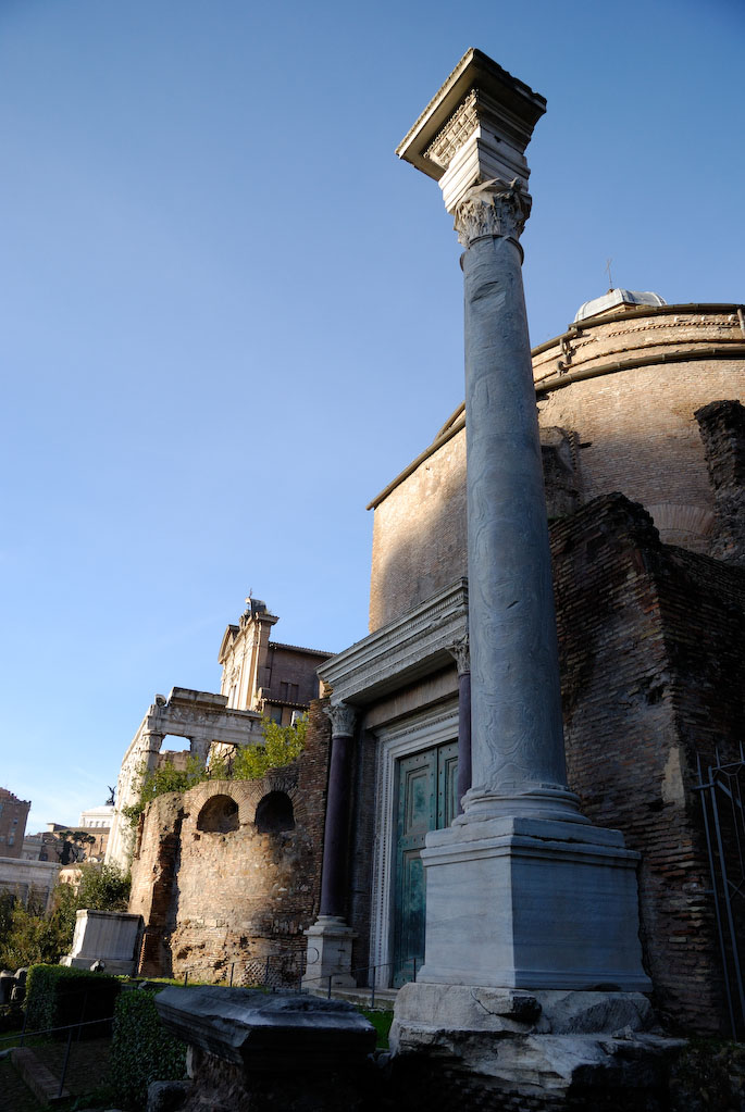 Forum Romanum, Tempel des Romulus, 4.Jhd.n.Chr.