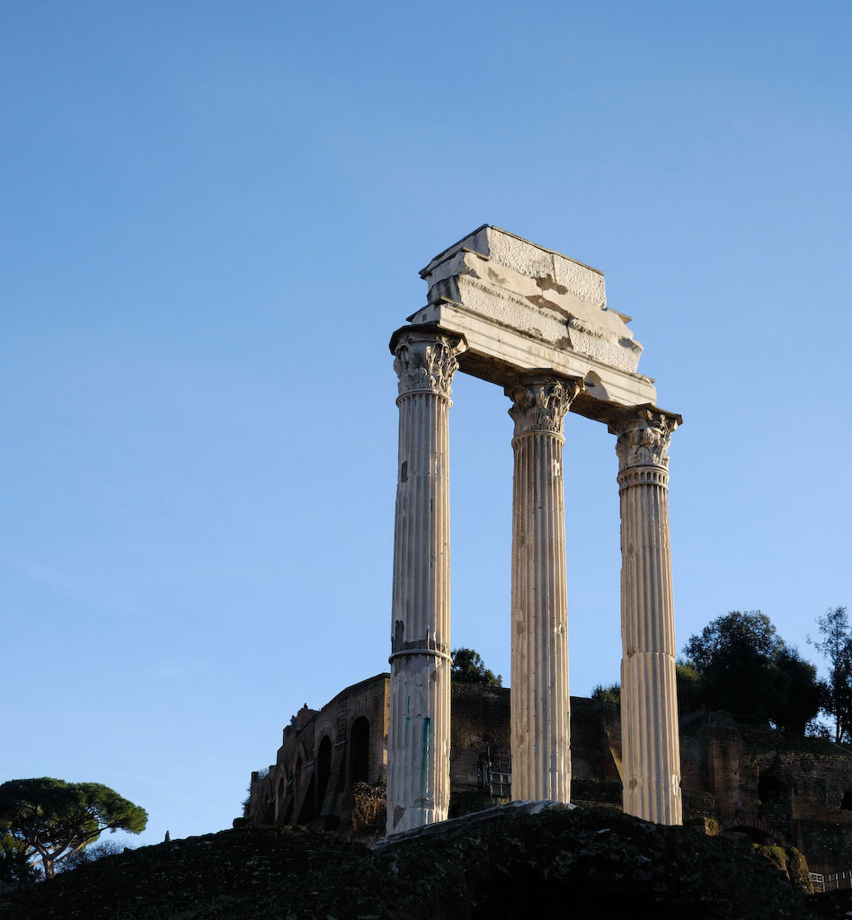 Forum Romanum, Tempel von Castor und Pollux, Jahr 6 n.Chr.