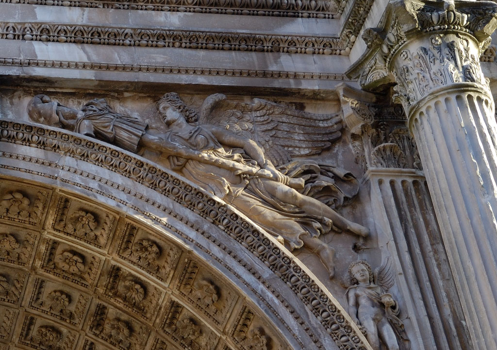 Forum Romanum, Detail Septimius-Severus-Bogen