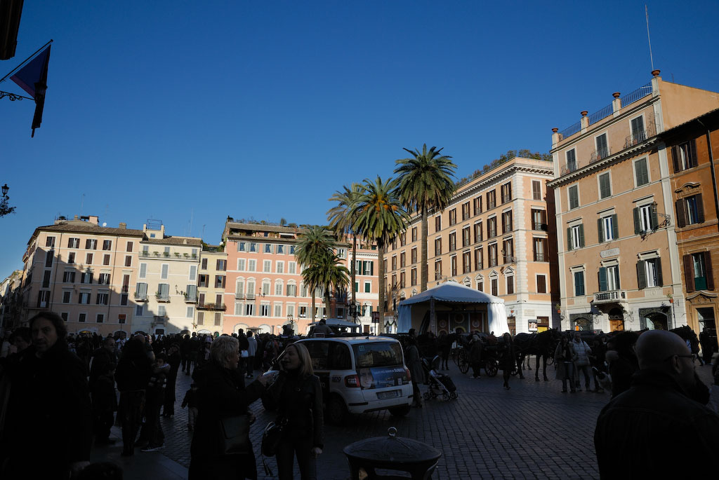 Piazza di Spagna vom Caffé Creco aus gesehen