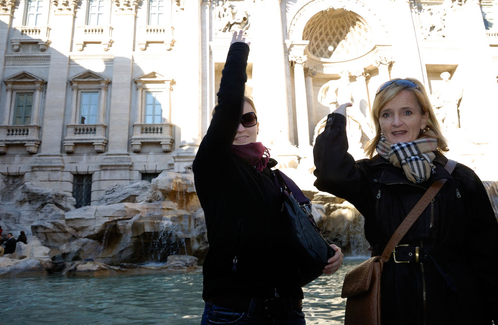 Fontana d. Trevi,...Wir kommen wieder !...