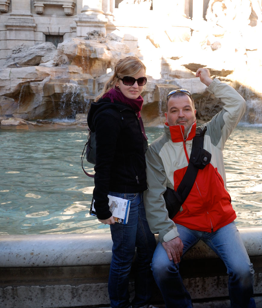 Fontana d. Trevi,...Ich auch !...