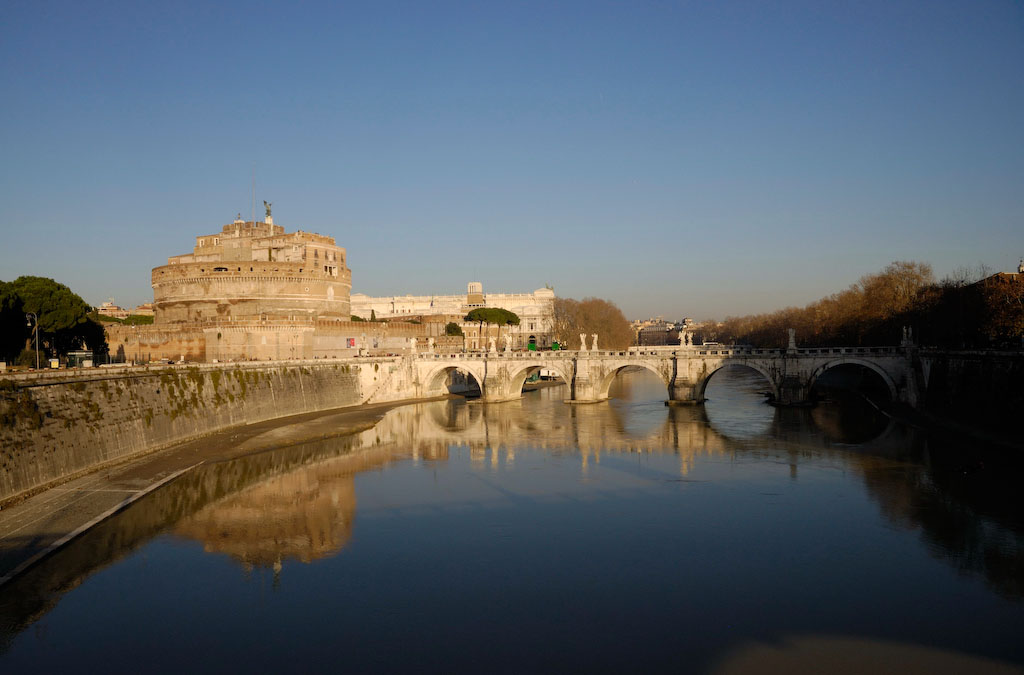 Engelsburg, Ponte S.Angelo, Tiber