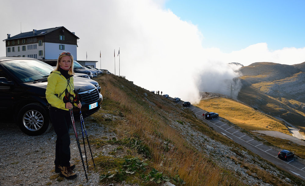 Los gehts bei der Auronzoh�.