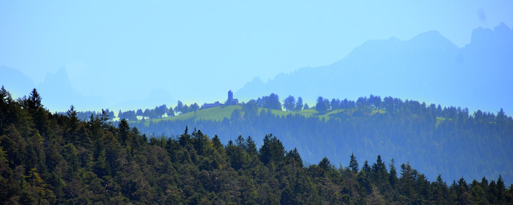 Blick nach Osten zu den Dolomiten...