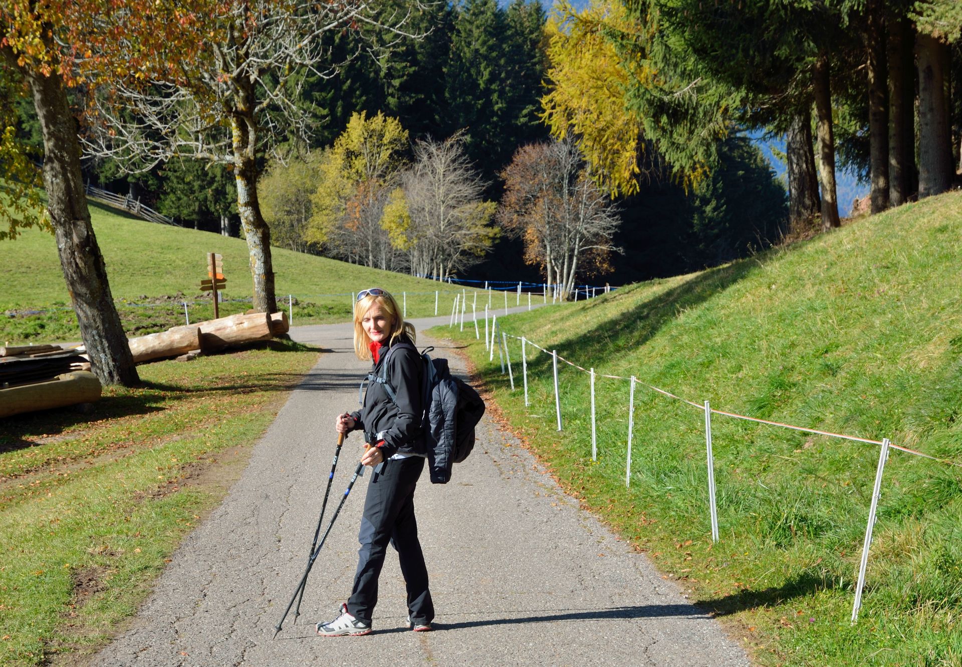 Daniela kennt den Weg schon, wir waren vor ein paar Jahren schon mal hier...