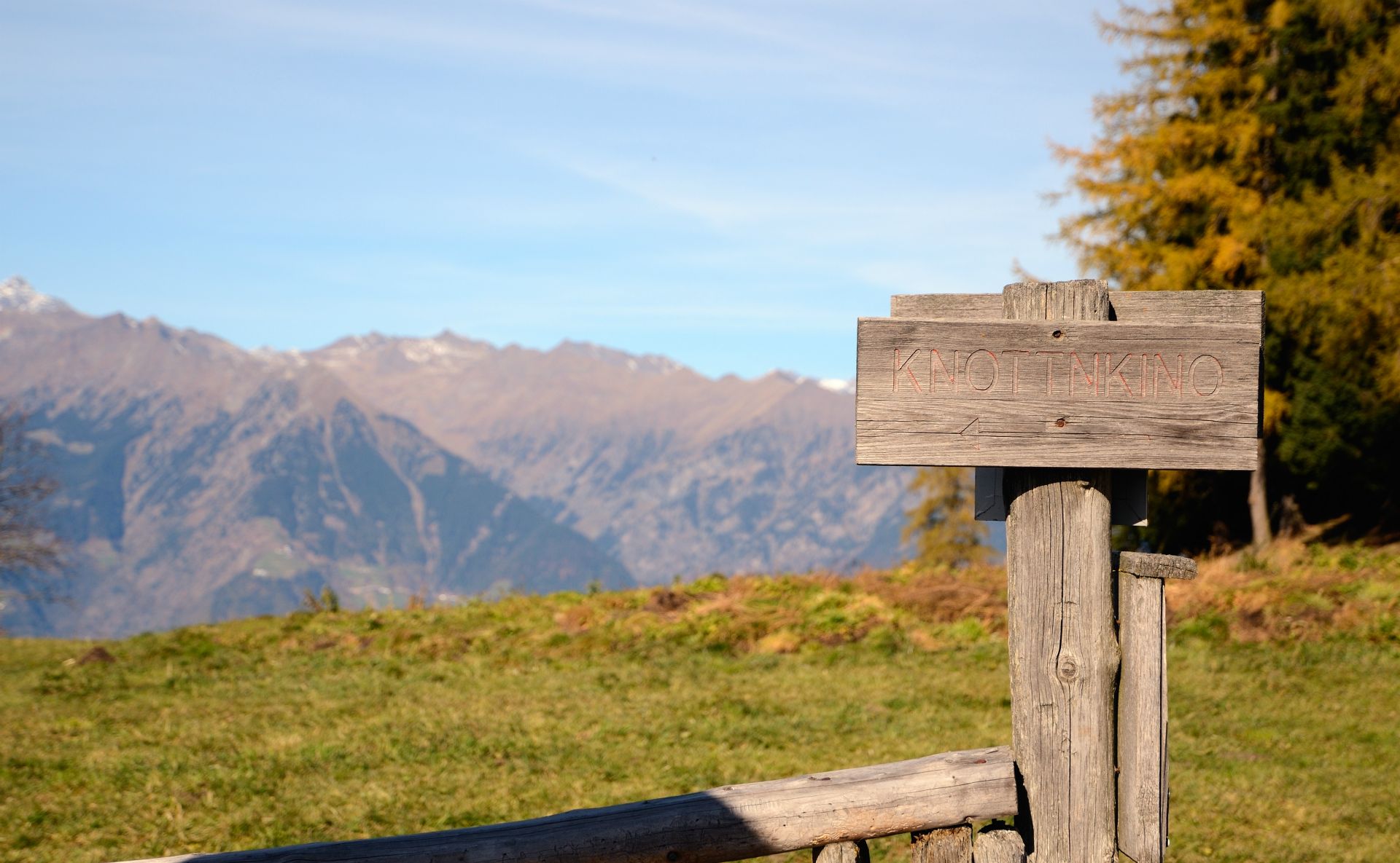 „Knott“ bedeutet in Südtirol Felsen...